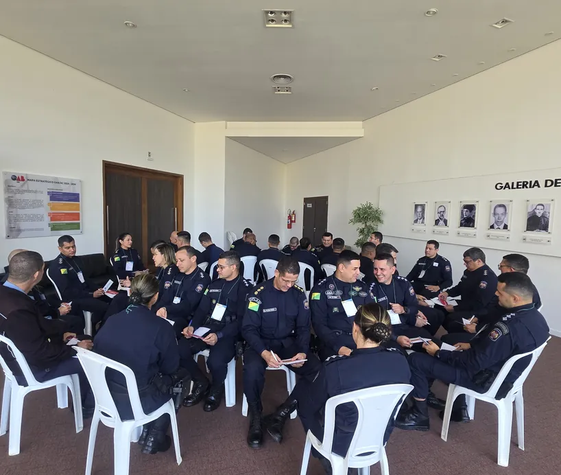 Treinamento com equipe de segurança